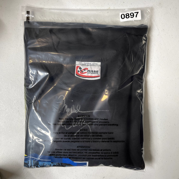 Michael Waltrip Autographed Shirt Mens Size Large Chase Authentics Nascar Napa - Picture 9 of 9